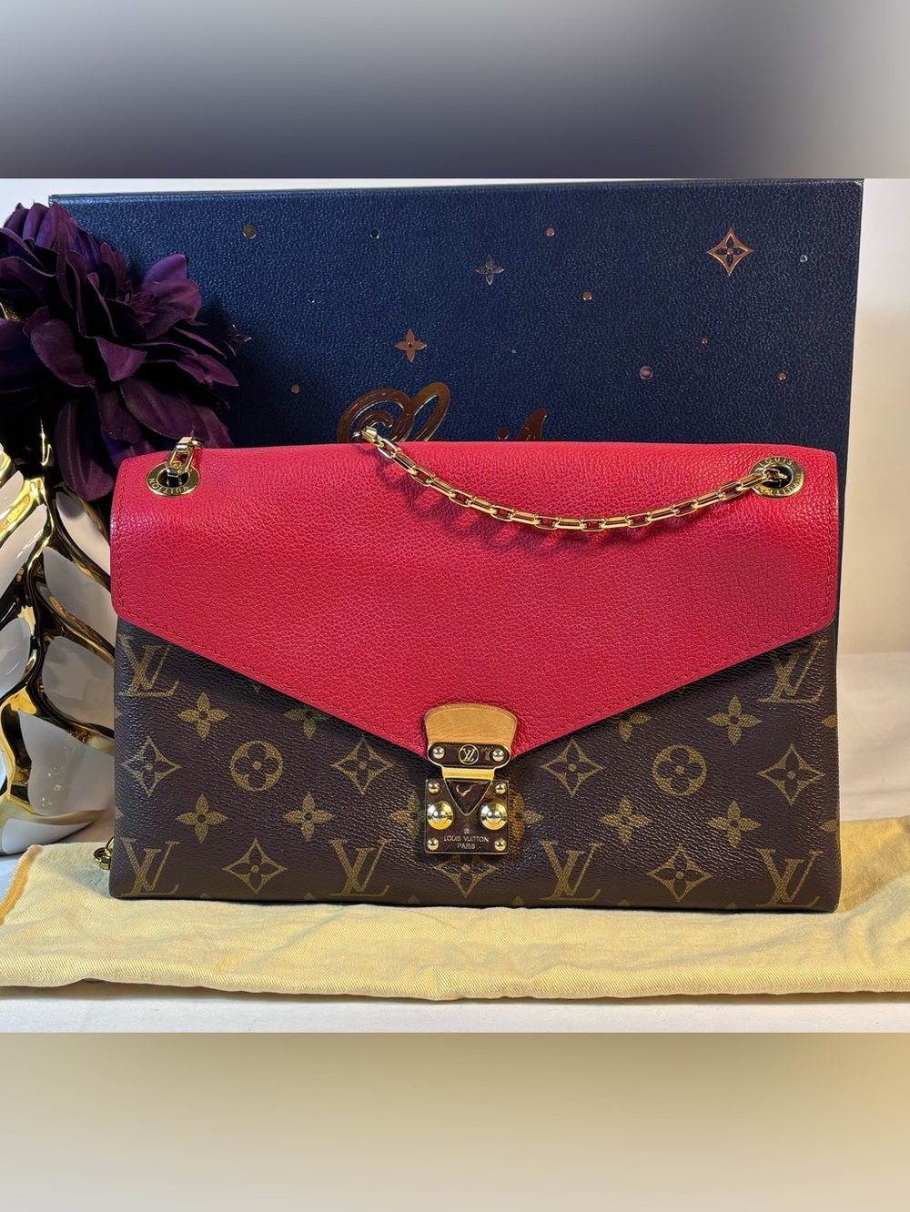 Louis Vuitton Pallas Cerise